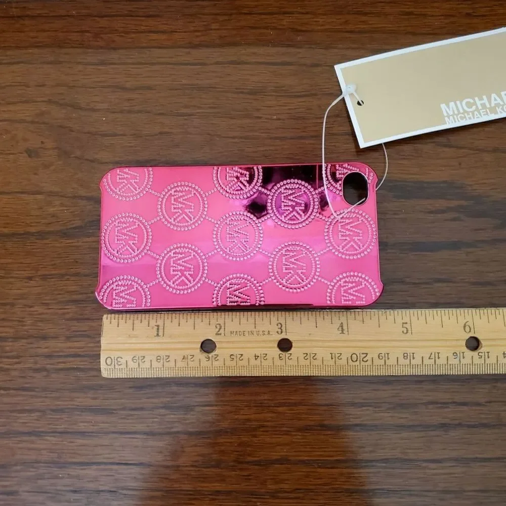 Michael Kors Metal PEONY iPhone Case Cover Fits iPhone NS